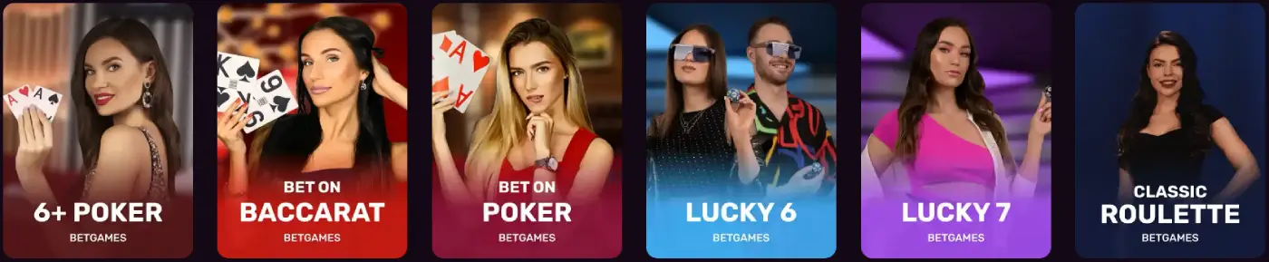 Rony Casino Live games